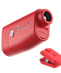 Slope Golf Rangefinder With Slope Switch Laser Lock And Vibration Feedback USB C Rechargeable 1000 Yard Target Range in red