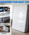 Heavy Duty Waterproof Mattress Bag For Moving And Storage Protect Queen Size Mattress During Transit 1.5 Mil Thickness