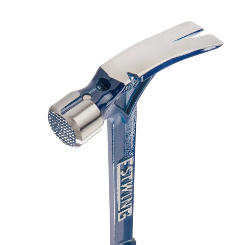 Framing Hammer 19 Ounce With Rip Claw Milled Face And Shock Reduction Grip Magnetic Nail Starter For One Handed Nailing
