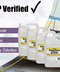 Food Grade Propylene Glycol 4 Gallon Value Pack Go To Humidor Humectant For Fog Machines Antifreeze DIY Projects And More With Highest Purity BPA Free US Made Container