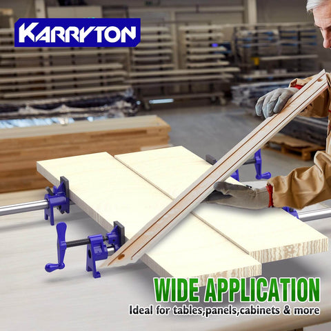 Heavy Duty Three Quarter Inch Pipe Clamps Set Of Four For Woodworking And Furniture Making Workhorse Adjustable H Style Clamps