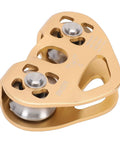 Built Tough Zipline Pulley Twin Trolley System With 30KN Breaking Strength For Safe Climbing And Hauling Backyard Adventure Rigging Aluminum Housing With Stainless Bearings For Smooth Quiet Operation