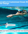 Swimmer in pool with 25 Pack Waterproof Direct Burial Wire Nut Splice Kit 22 AWG To 10 AWG connector featured.