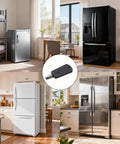 Top Tier 2 Pack Universal Mini Fridge Lock Freezer Door Key Replacement Set Dead Legit Pentagonal Lock Core Heavy Duty 5 Point Security Keys in home settings.