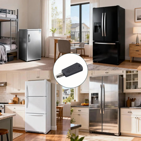 Top Tier 2 Pack Universal Mini Fridge Lock Freezer Door Key Replacement Set Dead Legit Pentagonal Lock Core Heavy Duty 5 Point Security Keys in home settings.