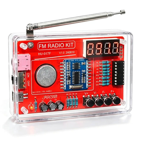 Hands On DIY FM Radio Soldering Kit For Electronics Learning Solder Practice Essentials Build A Functional FM Radio Speaker