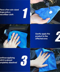 Step-by-step instructions for using New Upgraded Car Scratch Remover Kit For Vehicles Blemishes And Swirl Marks Non Toxic Paint Repair.