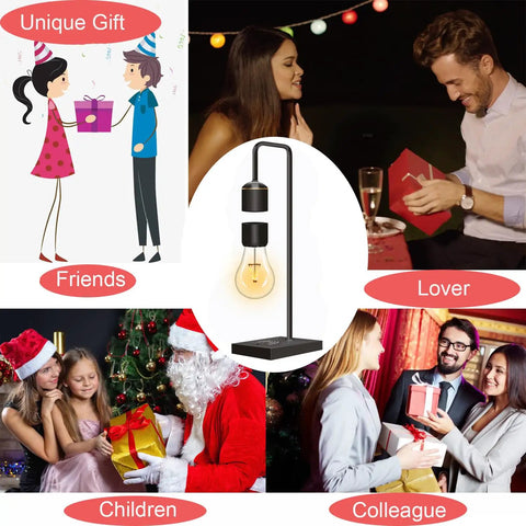 Magnetic Levitating Light Bulb With Wireless Charging Pad as a unique gift for various occasions and relations.