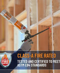Bang For Your Buck Plug And Play Closed Cell Spray Foam Insulation Kit In A Can with trigger gun applying foam to wall.