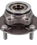 Front Hub Bearing Assembly For 2007 To 2012 Nissan Versa 4 Lug Without ABS Bolt On Direct Fit 25 Spline Ball Bearing Pre Sealed
