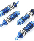 Oil Shock Absorber Damper Set For 1 By 10 RC Traxxas Slash 2WD And 4X4, blue with leak-proof sealing, set of four