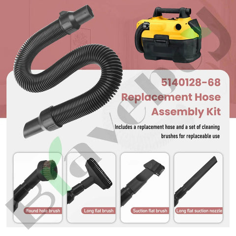Replacement Hose Assembly And Vacuum Hose Attachment Kit For DCV580 DCV580H DCV581H Series Vacuums with brushes