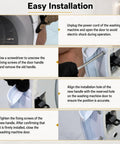 Installation steps for High Grade Replacement Washer Door Handle Fits Duet Whirlpool Models AH391617 AP3128741 8181846.