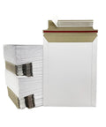 6x8 Inch Ultra Thick 450GSM Stay Flat Cardboard Mailers, 100 Pack White Shipping Envelopes For Photos, Documents, DVDs, CDs And Art Prints