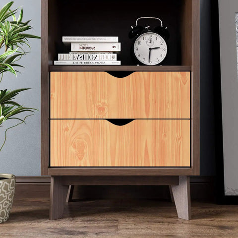 Natural Wood Peel And Stick Contact Paper For Countertops And Cabinets on drawer