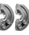 Heavy Duty Stainless Steel Invisible Cabinet Hinges With 90 Degree Stop Action Keep Doors From Swinging Too Far For Kitchen Cabinets And Industrial Equipment Panels, pair