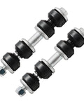 Two metal and rubber sway bar links from 14 Piece Beefy Front And Rear Suspension Kit With Wheel Bearing Hubs Tie Rods Ball Joints Front And Rear Sway Bars Boots Replacement For Chevy Impala Monte Carlo Pontiac Grand Prix Buick LaCrosse Regal Century