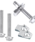 Rugged 304 Stainless Fuel Tank Strap Bolts Kit With Locking Nuts for Silverado 1999 To 2021, easy install, rust proof