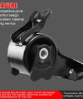 Heavy Duty Engine And Transmission Mount Set Fits Honda Element 2 Point 4 Liter Models showing close-up of resilient black transmission mount.
