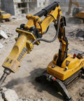 Customizable Remote Control Demolition Robot For Concrete Breaking And Disaster Rescue Heavy Duty Robot on construction site