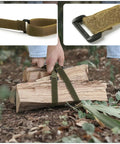 Heavy Duty Ratchet Tie Down Straps Pack Of Four To Boss Down Your Luggage Gear And Cargo On Outdoor Camping Trips With Tough Polyester Webbing And Rock Solid Load Holding Power used to carry firewood.