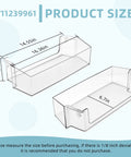 Right Refrigerator Door Shelf Bin Replacement For WRS311SDH WRS325SDH-BY Models, W11239961 W10900538 with dimensions 16.36in x 6.7in