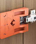 Cabinet Door Hinge Spacer 2.6mm Alignment Tool With Twist Drill Bit For Quick Install And Precise Positioning Magnetic Easy Setup