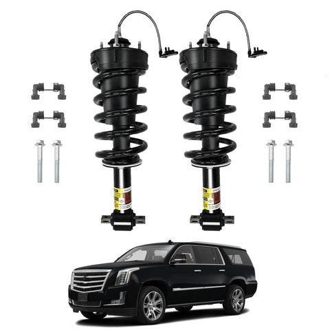 2 Pcs Front Struts Absorber Assembly With Magnetic Spring For Cadillac Escalade ESV Suburban Tahoe GMC Yukon 1500 2015 2020