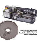 Heavy Duty T60 Sixty Tooth Mini Lathe Gear Replacement For Mx-210 Wm-210 8x16 Metal Mill Machine gear and lathe setup.