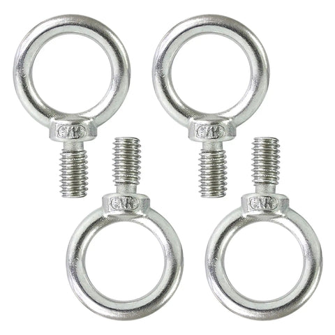 Beefed Up 5/16 Inch UNC Shoulder Eye Bolts Stainless Steel 316 Marine Grade Lifting Eye Bolts Set Of 4 With 220 Lb WLL