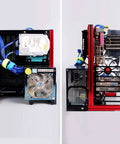 Modular Open Air Motherboard Frame Rack For ATX Micro ATX ITX Builds Lightweight DIY Chassis Bracket Set Vertical Orientation