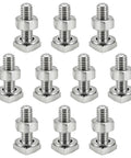 Heavy Duty 10 Pack M8 X 25mm Stainless Steel T Slot Bolts For Roof Rack Cross Bars Universal T Track Mount Kit Compatible