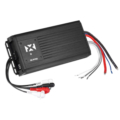 Beefy 600W RMS Two Channel Marine Amplifier With 1200W Peak Bridgeable Micro Class D IPX67 Waterproof for boats and motorcycles