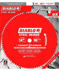 Steel Demon Cermet II Thin Metal Saw Blade, 14 Inch Diameter, 90 TCG Teeth, 1 Inch Arbor in packaging
