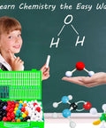 452 Piece Chemistry Molecular Model Kit With C60 for Hands On Learning Atoms, Bonds and Structures in classroom scene