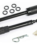 Two Hitch Pin Lock Set For One Half And Five Eighth Inch Receivers With One Shared Keyed Alike Lock Anti Theft Weatherproof