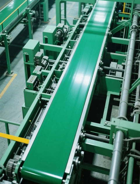 Workhorse PVC Conveyor Belt For Assembly Lines And Warehouse Workflows Durable Flat Drum Belt 10x370cm 3.93x145.6in