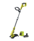 Road Warrior 18V Cordless Lawn Edger equipped with shock proof body and contoured handle for yard cleanup and trimming.