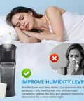 Sleeping woman using 4 Pack HFT600T Filter Replacement For Honeywell Humidifiers HEV615 HEV620 Series Compatible With HFT600PDQ