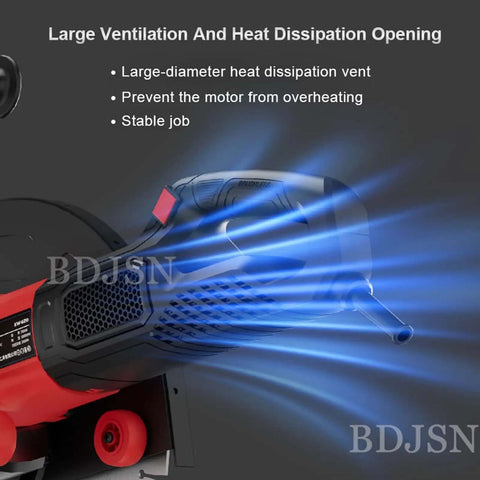 Heavy Duty Electric Concrete Edge Cutter Saw With 8900W Wall Cutting Motor And Water Pump Kit showing large ventilation for heat dissipation.