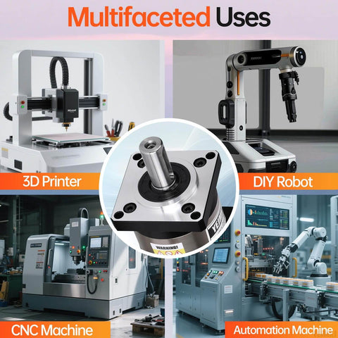Ratio 5:1 Planetary Gearbox For Nema 23 Stepper Motors With Low Backlash used in CNC, 3D Printer, DIY Robot, Automation Machine
