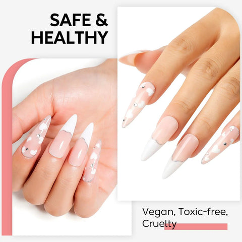 All In One Gel Nail Prep Kit With Nail Dehydrator Bonding Primer Gel Base Coat And Top Coat Vegan Cruelty Free Hema Free
