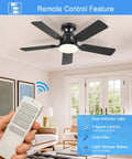 Replacement Ceiling Fan Remote Control For 315MHz Harbor Breeze Fans With Light Dimmer And Three Speed Settings Wall Mount Remote Only Compatibility With A25 TX001 R1 A25 TX005R A25 TX013 shown controlling fan in living room setting.
