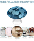 Rock Solid Two Pack Round Cabinet Knobs With Drawer Pulls 1.1 Inch For Kitchen Drawers heavy duty floral design knob suitable for various cabinets.