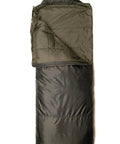 Ultralight Camping Sleeping Bag With Left Or Right Zip Compact Travel Ready Breathable Liner Zips Together For Two Olive Green