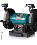 Built Tough 6 Inch Variable Speed Bench Grinder With Brushless Motor Grinding Wheel Dresser Led Work Light Cast Iron Base for DIY tasks.