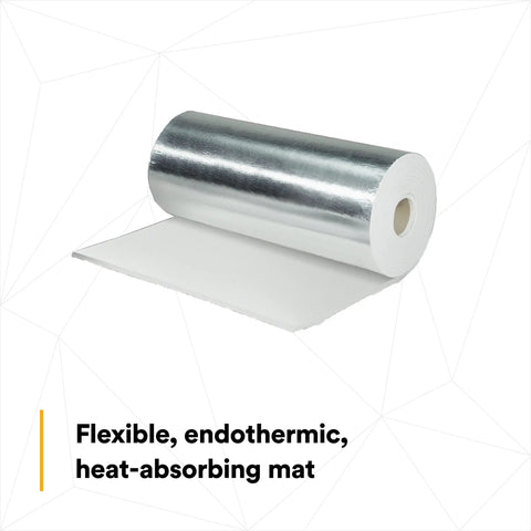 Top Shelf Endothermic Firestop Mat For Power Cables And Steel Conduits 24 5 In By 20 Ft Roll with flexible, heat-absorbing material.