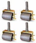 Heavy Duty Bed Frame Casters With Socket Sleeve Inserts Replacement Wheels For Bed Frame Set Of 4 Locking Brown Extra Wide