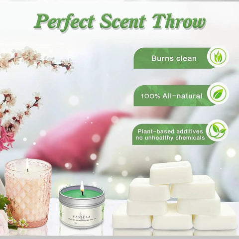 All In One Candle Making Kit For Beginners With 2.12 Lb Soy Wax Dyes Wicks Stickers And More DIY Wax Melt Kit featuring candles and wax melts with clean, natural ingredients.