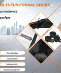 Dodge Challenger 10 Layer Waterproof Car Cover All Weather Exterior with design features and door zipper for 2008-2025 models.